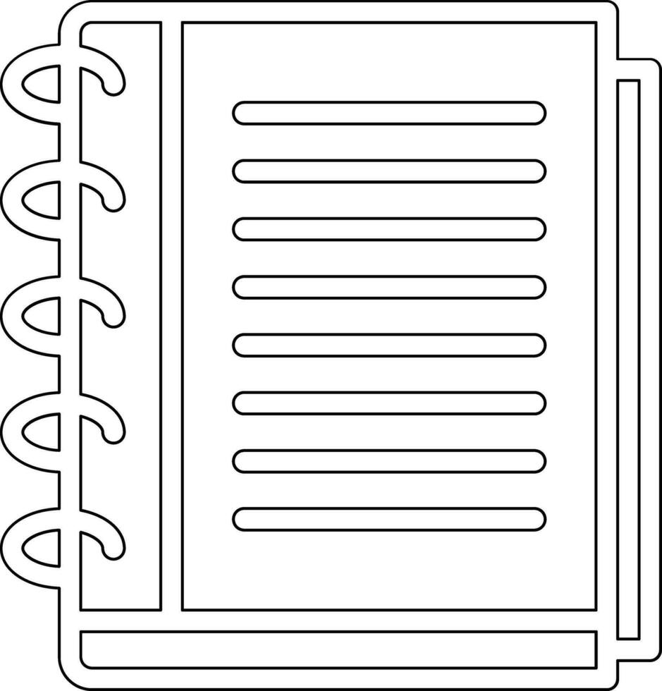 icono de vector de libro de contabilidad