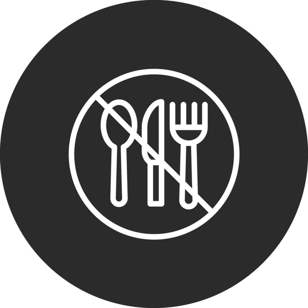 No Eating Vector Icon