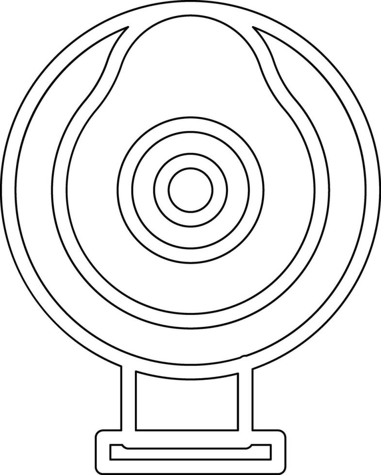 Round Webcam Vector Icon