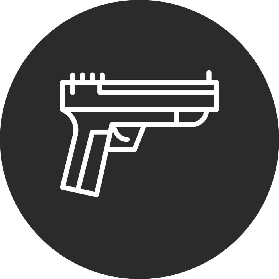 icono de vector de pistola