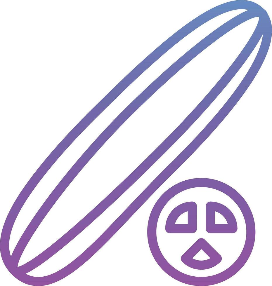 Cucumber Vector Icon