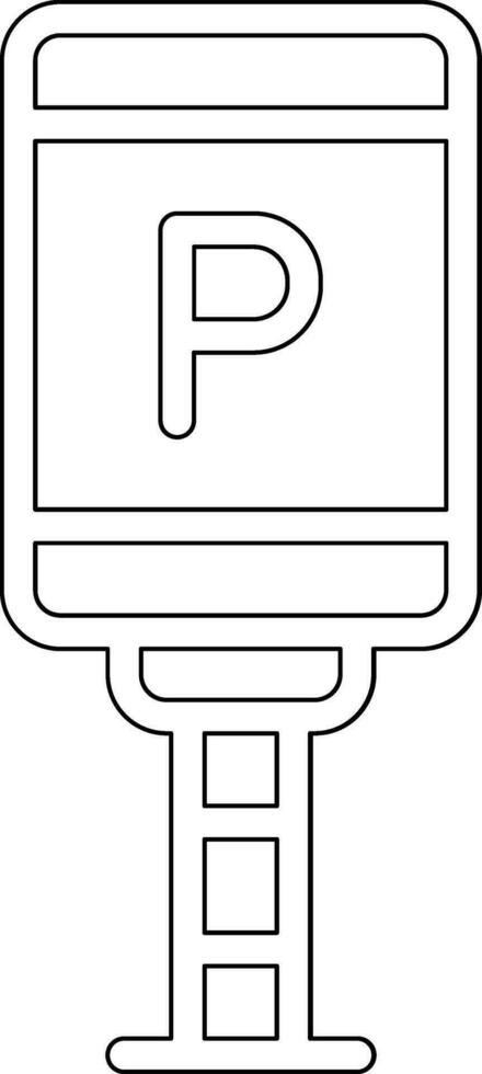 Parking Tag Vector Icon