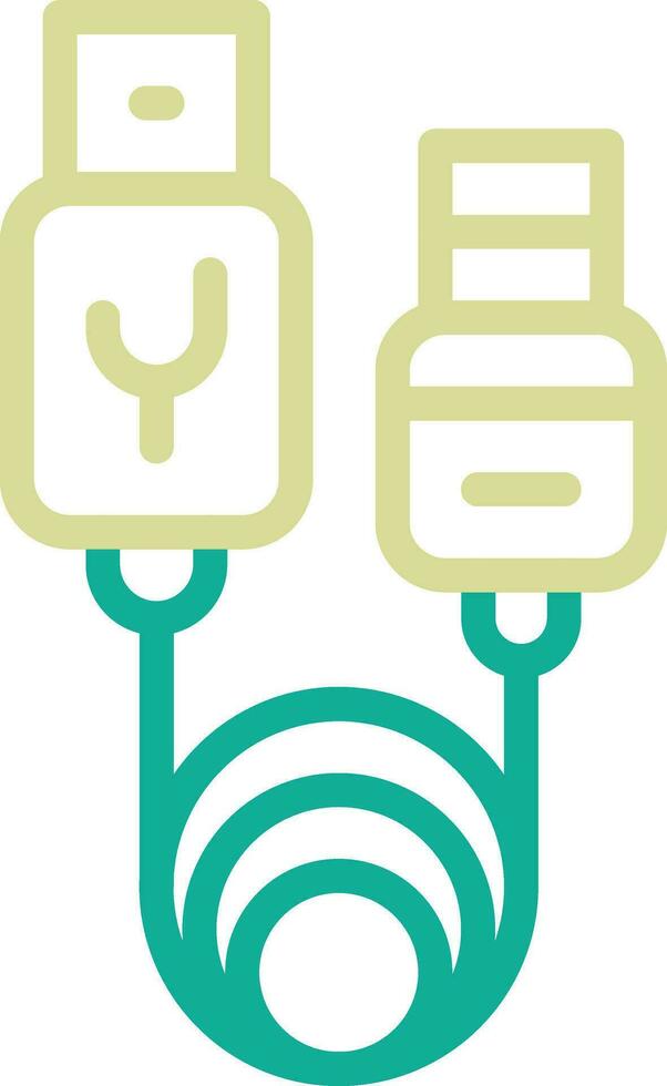 USB Cable Vector Icon