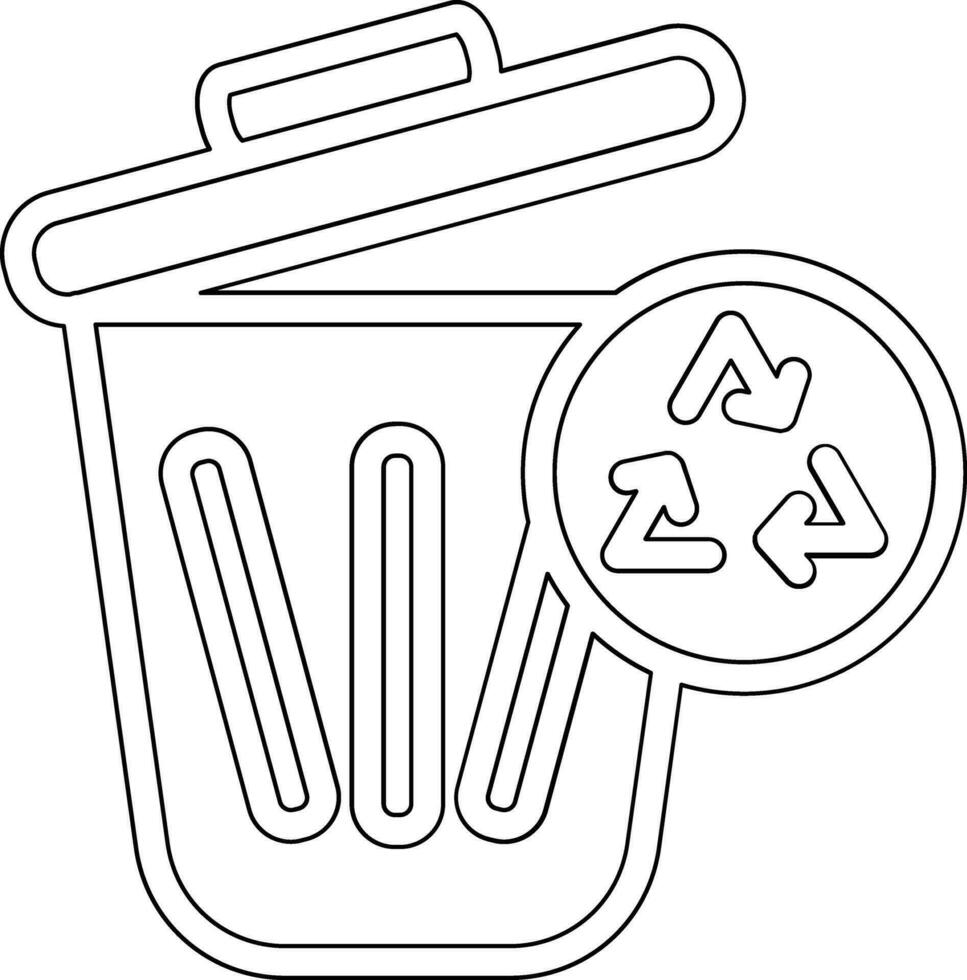 Trash Recycle Vector Icon