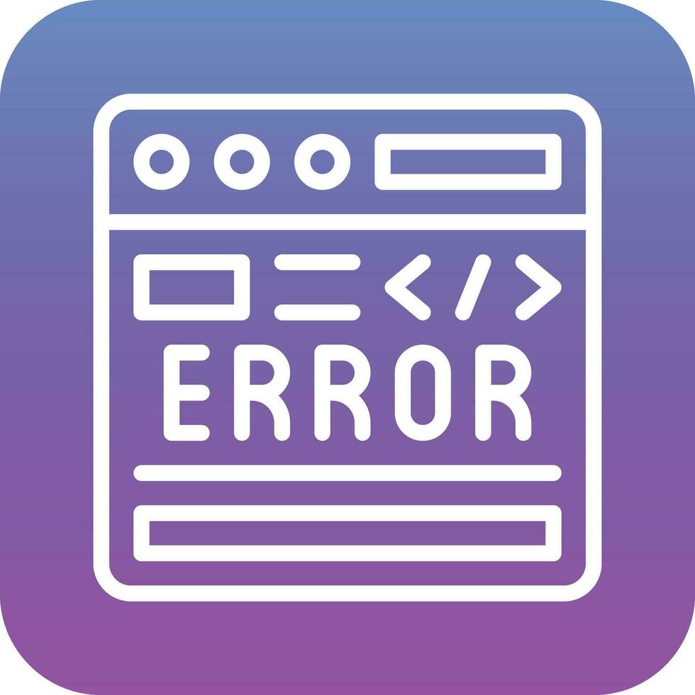 Code Error Vector Icon