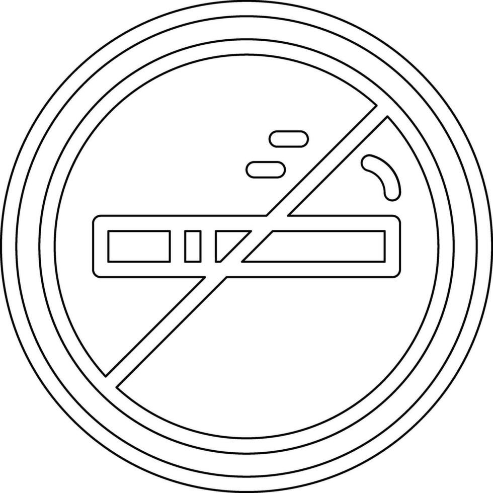 No Smoking Vector Icon