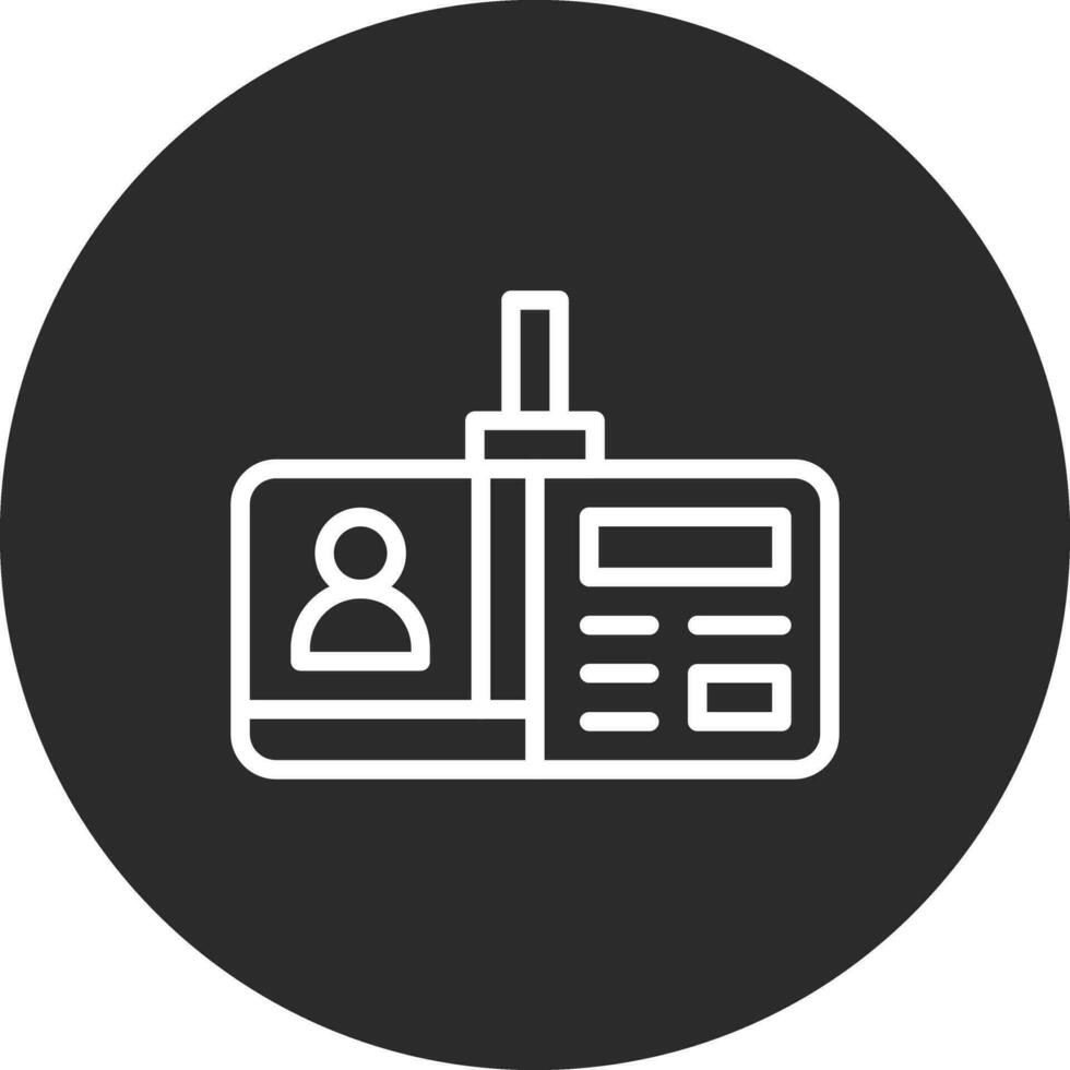 Identification Card Vector Icon
