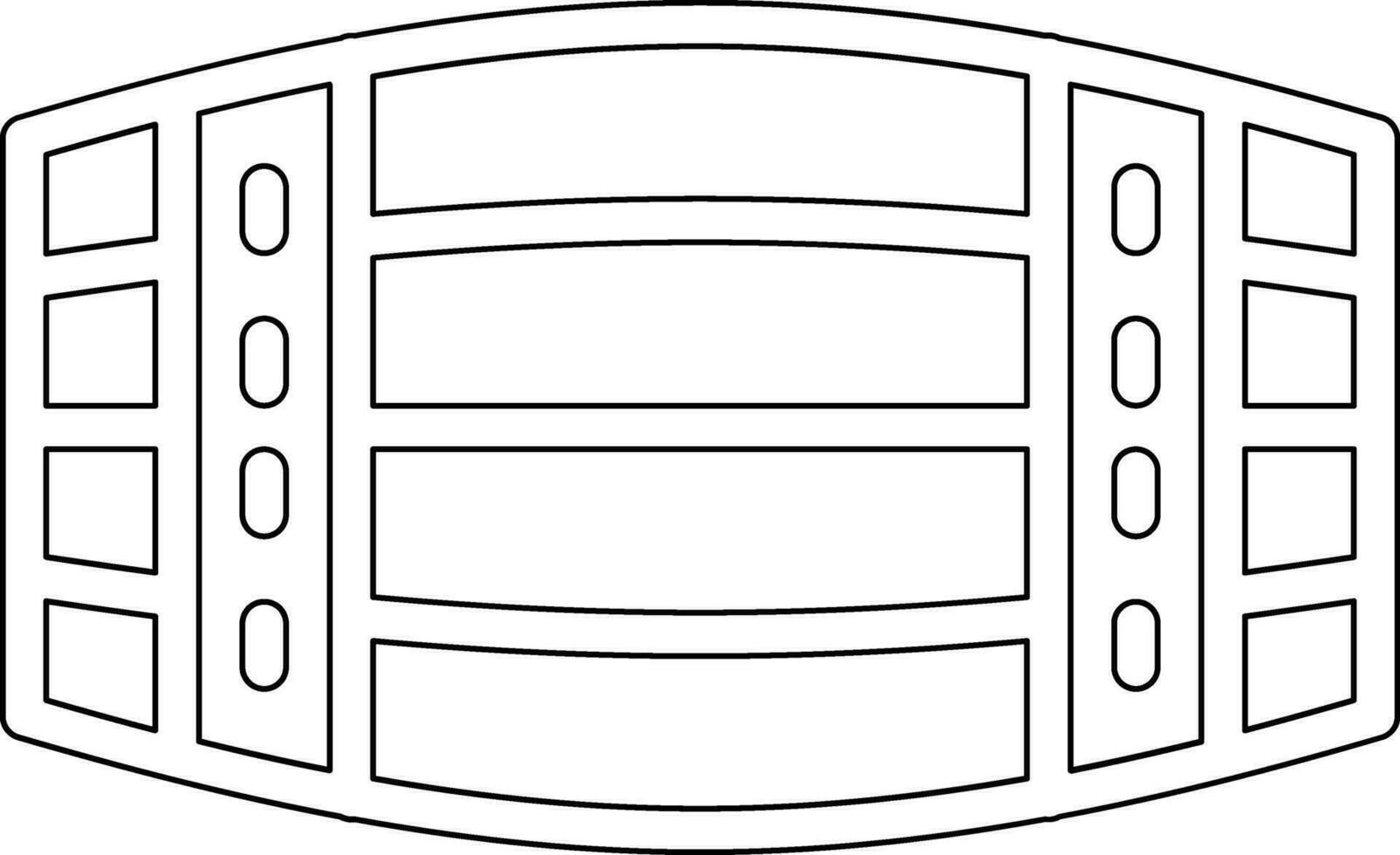 icono de vector de barril