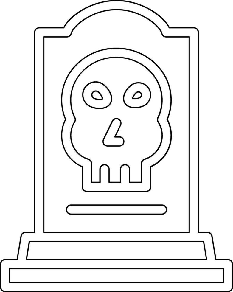 Pirate Grave Vector Icon