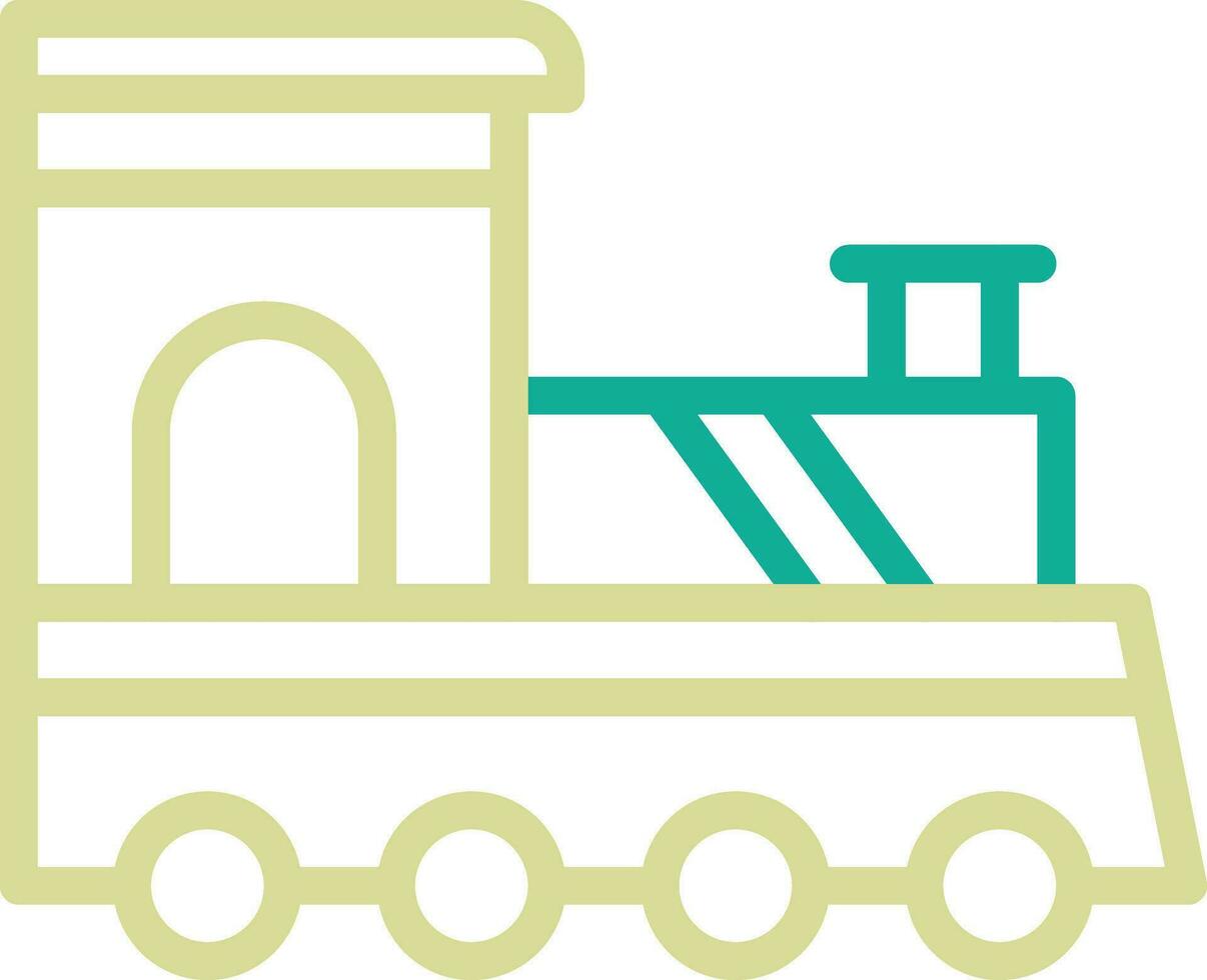 Locomotive Vector Icon