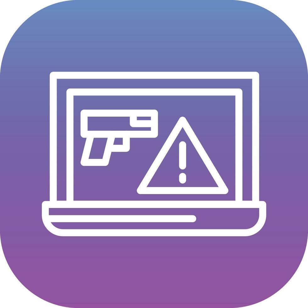 Online Robbery Vector Icon