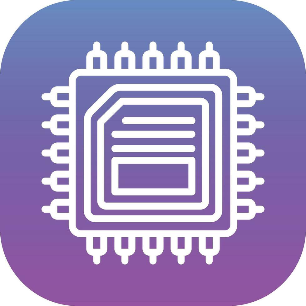 CPU Processor Vector Icon