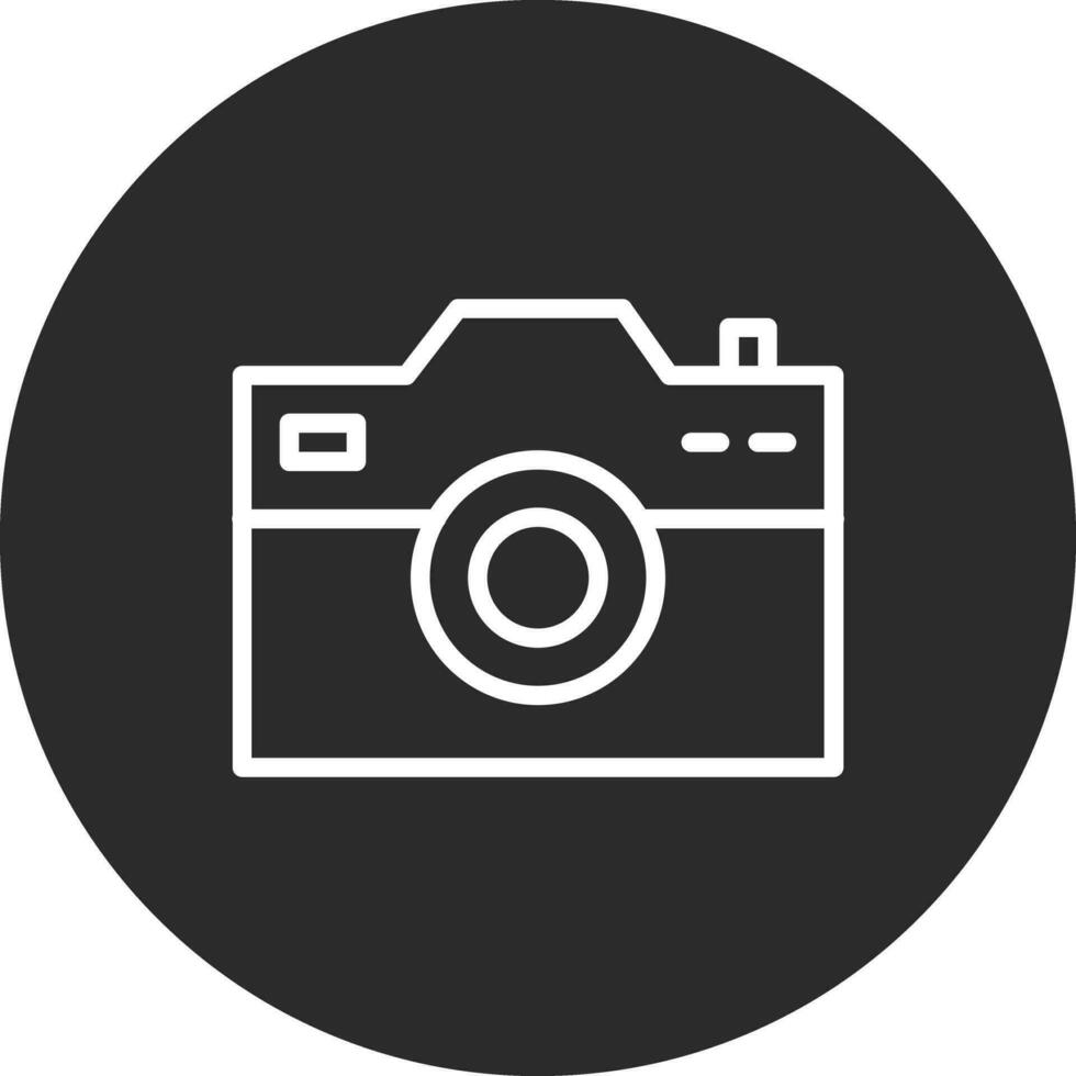 icono de vector de cámara de fotos