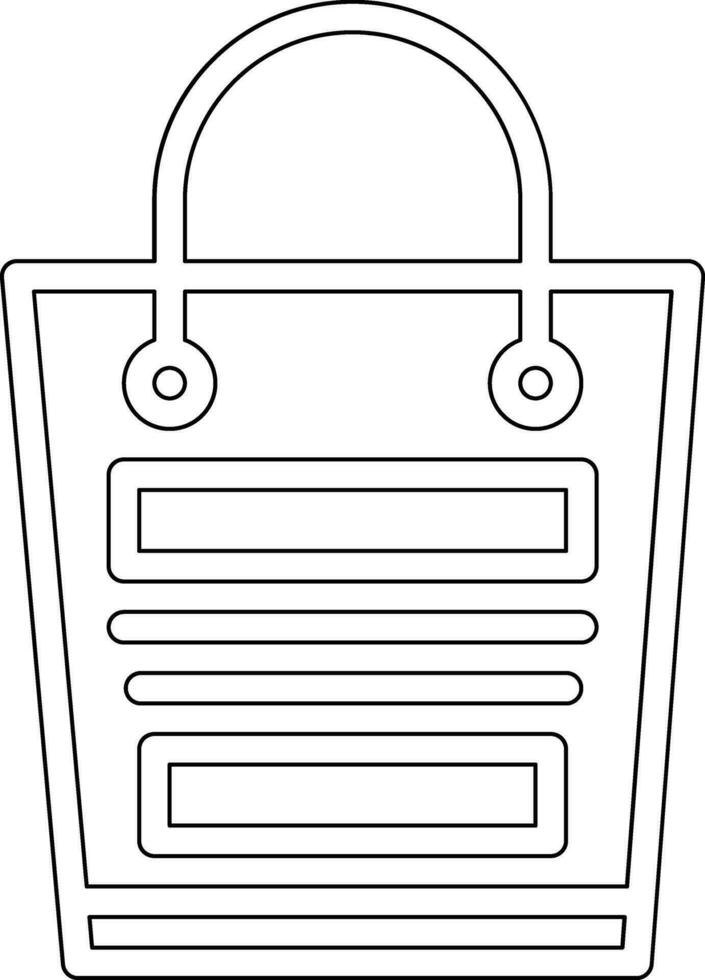 Shopping Bad Vector Icon