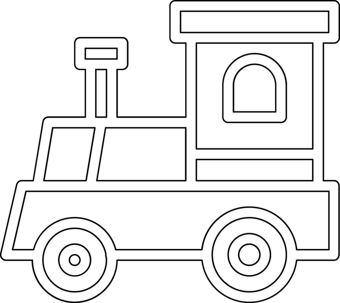 Train Toy Vector Icon