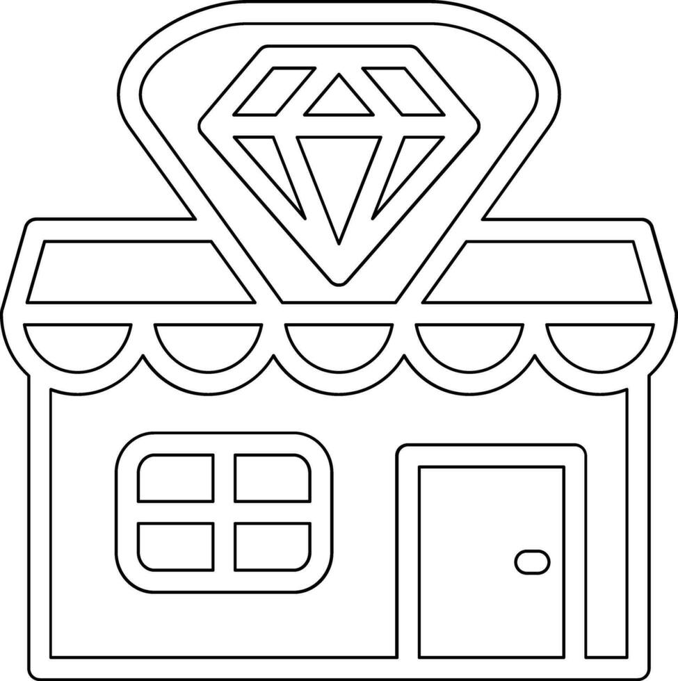 Jewlery Store Vector Icon