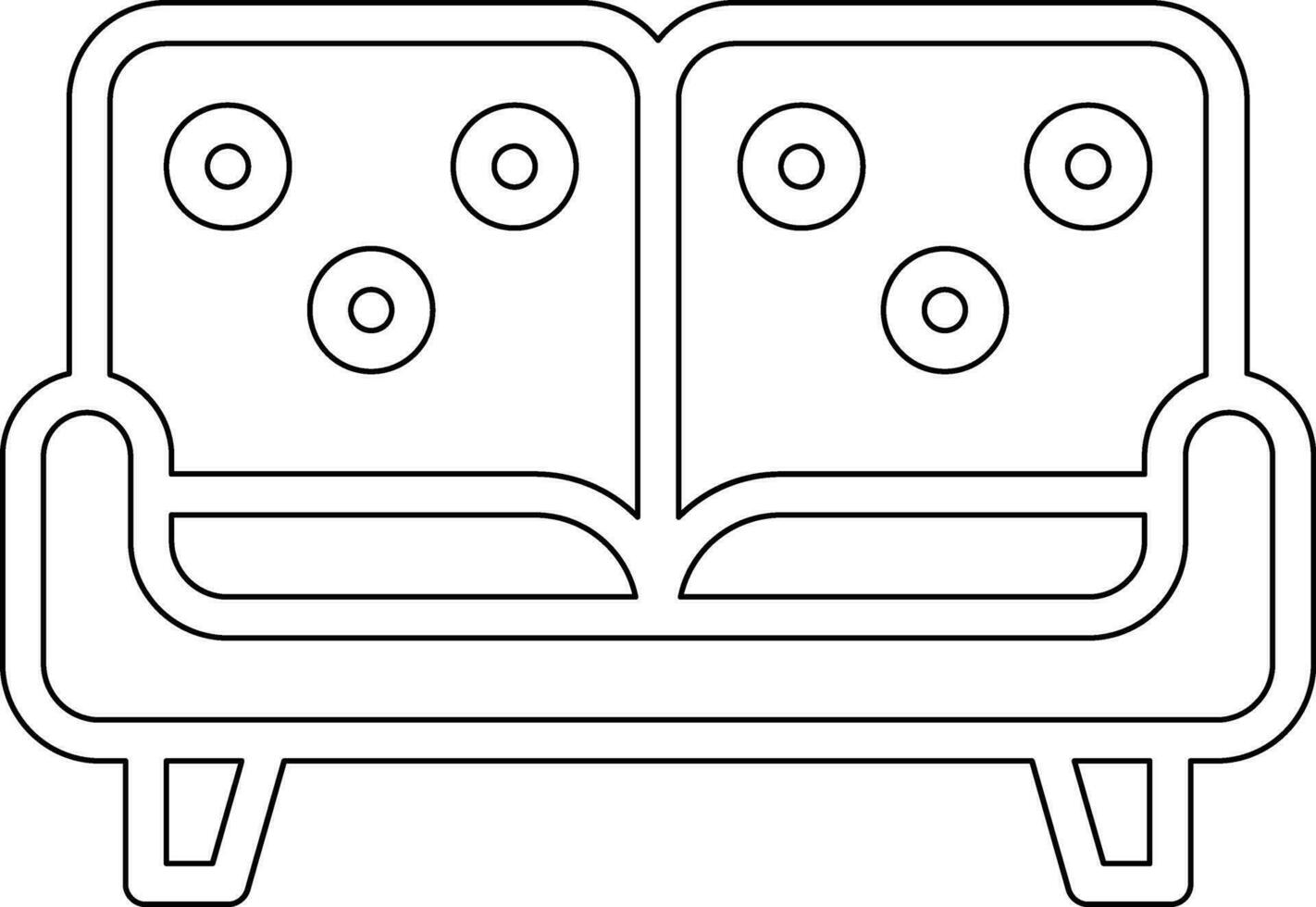 Couch Vector Icon