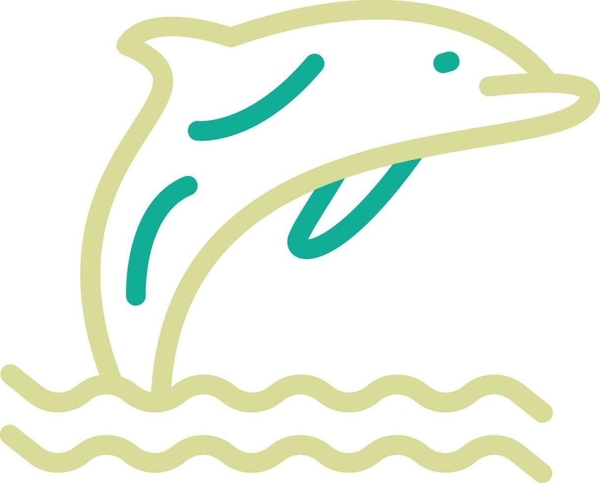 Dolphin Vector Icon