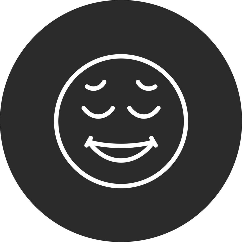 Relieved Face Vector Icon