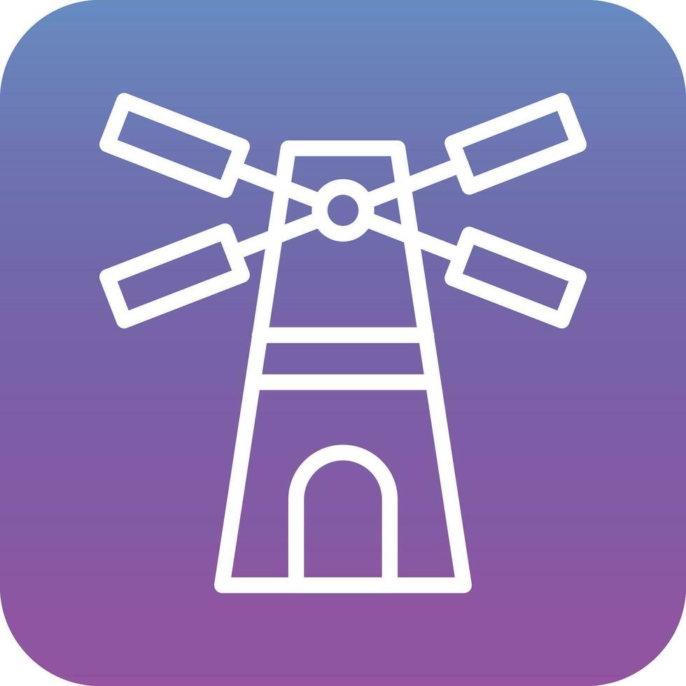 Windmill Vector Icon