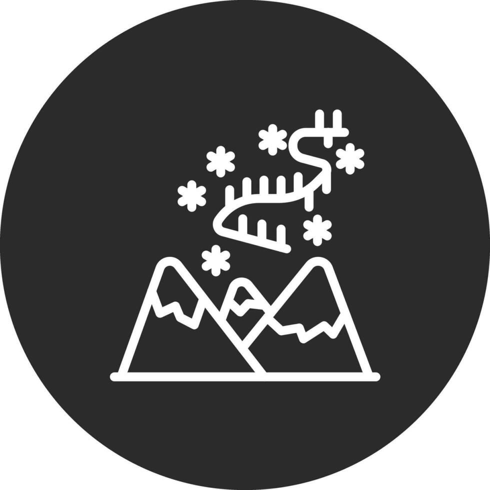 Aurora Borealis Vector Icon