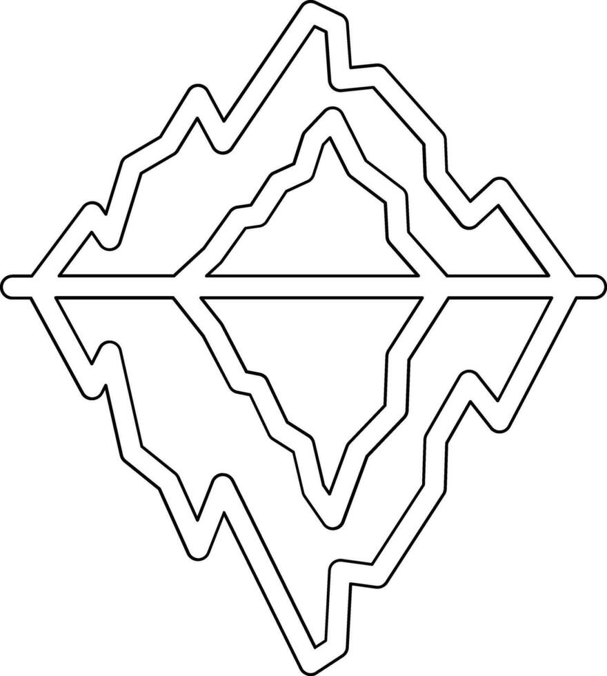 Iceberg Vector Icon