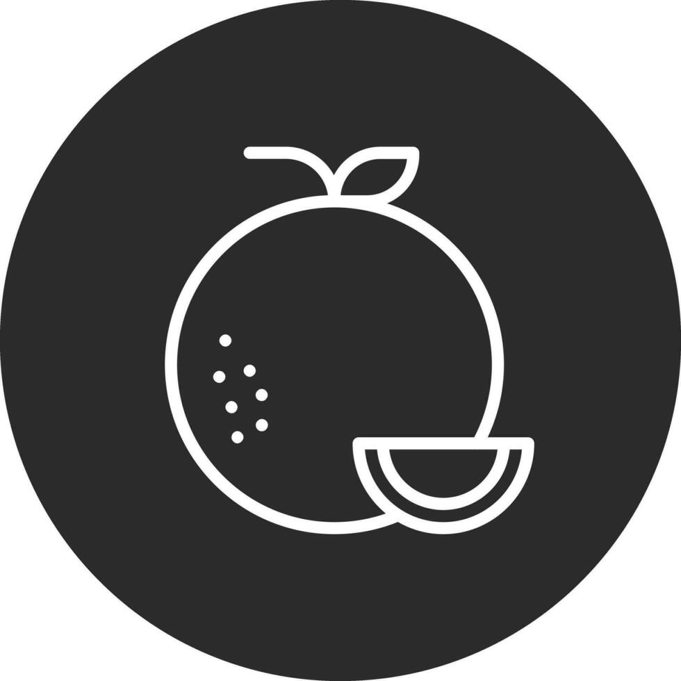 Tangerine Vector Icon