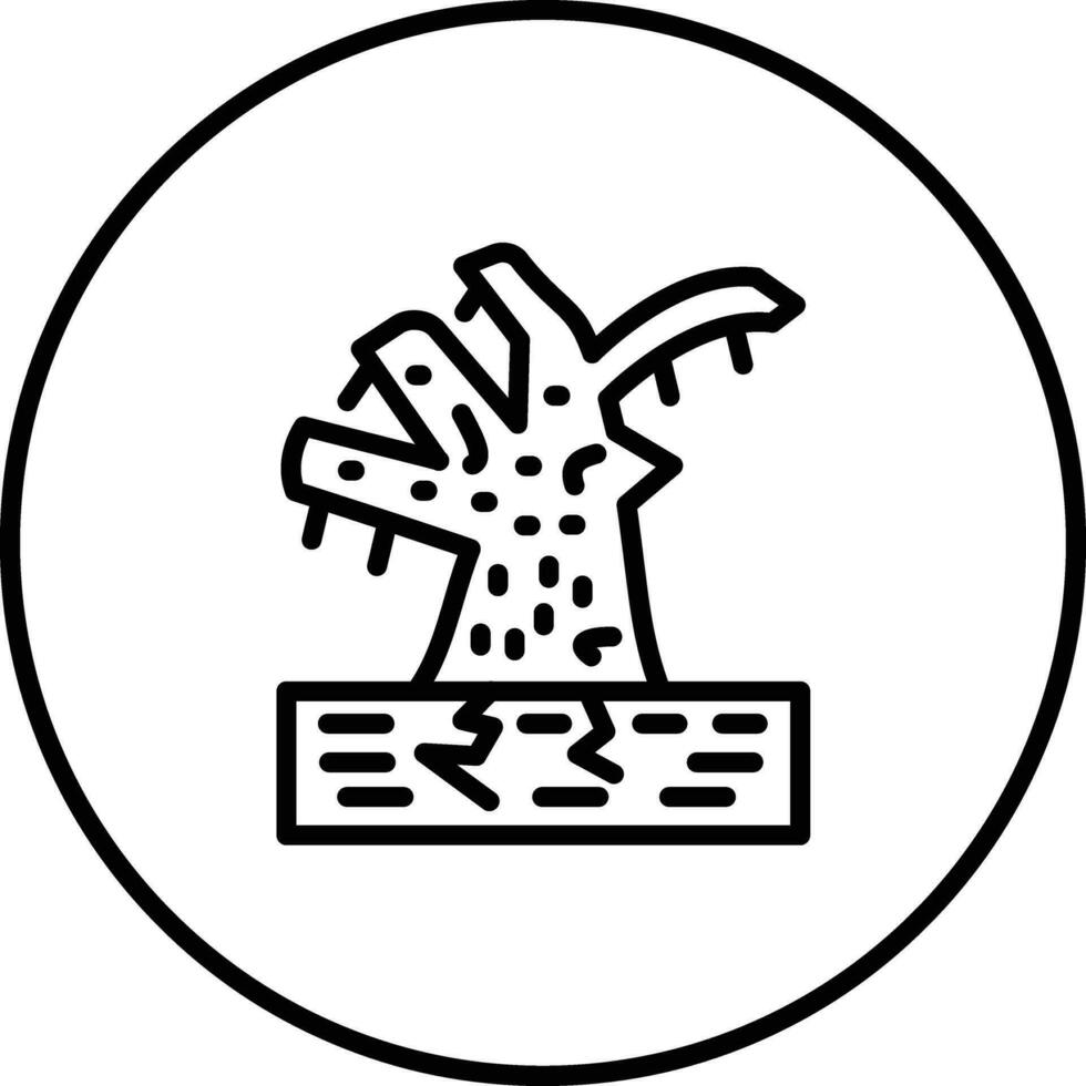 Desertification Vector Icon