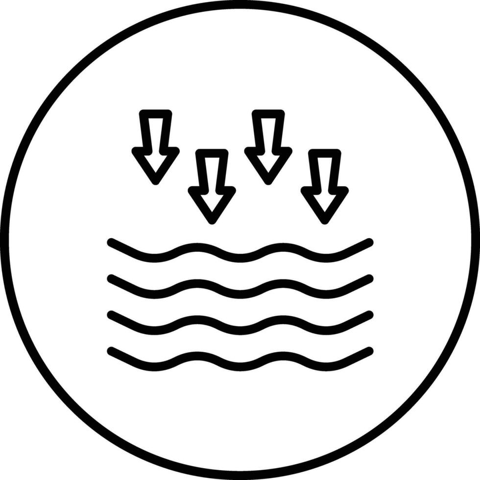 Low Tide Vector Icon