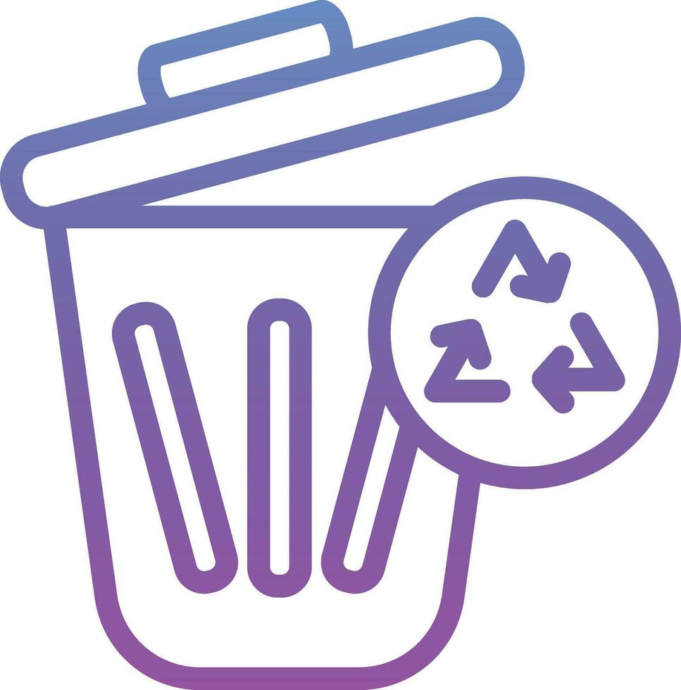 Trash Recycle Vector Icon