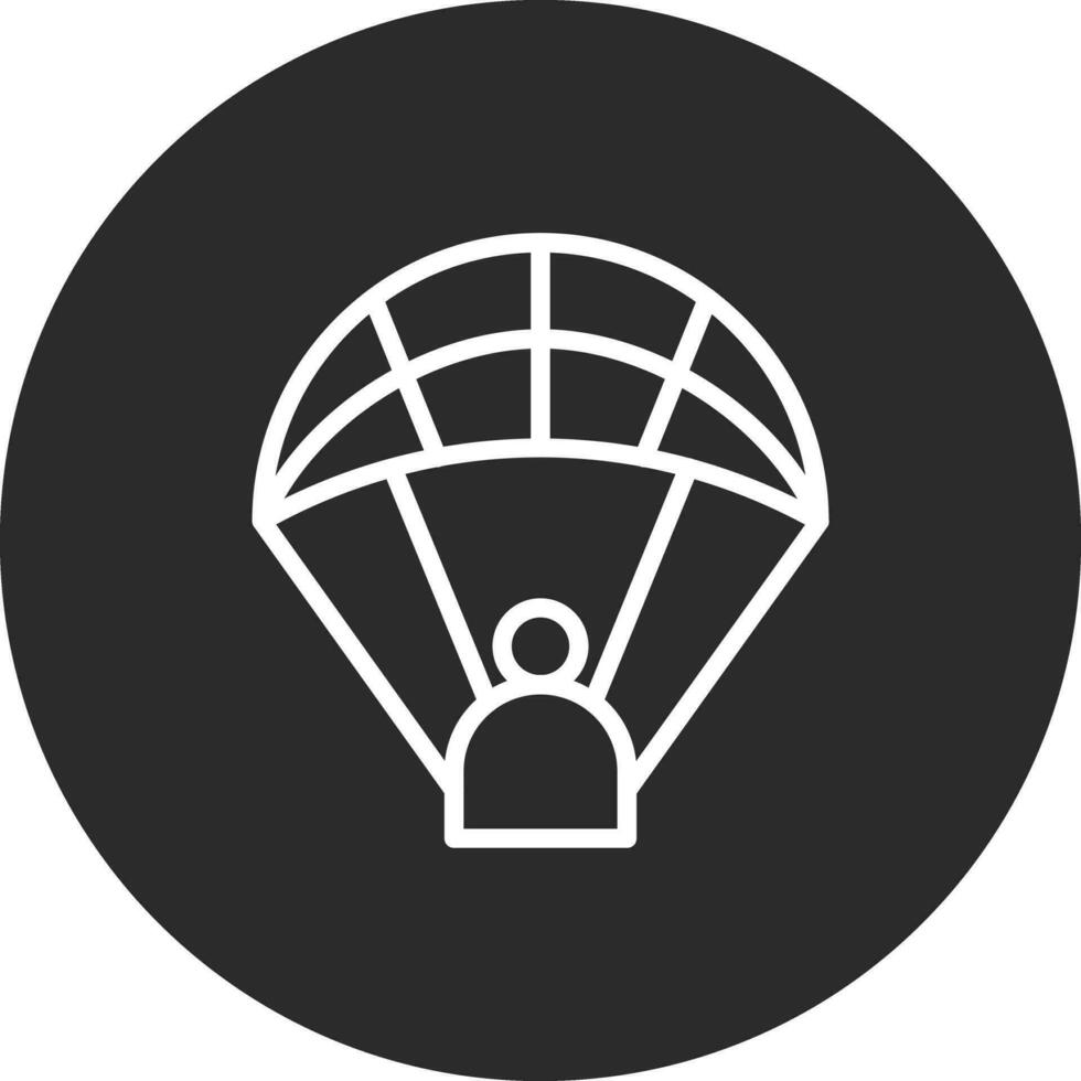 Army Parachute Vector Icon