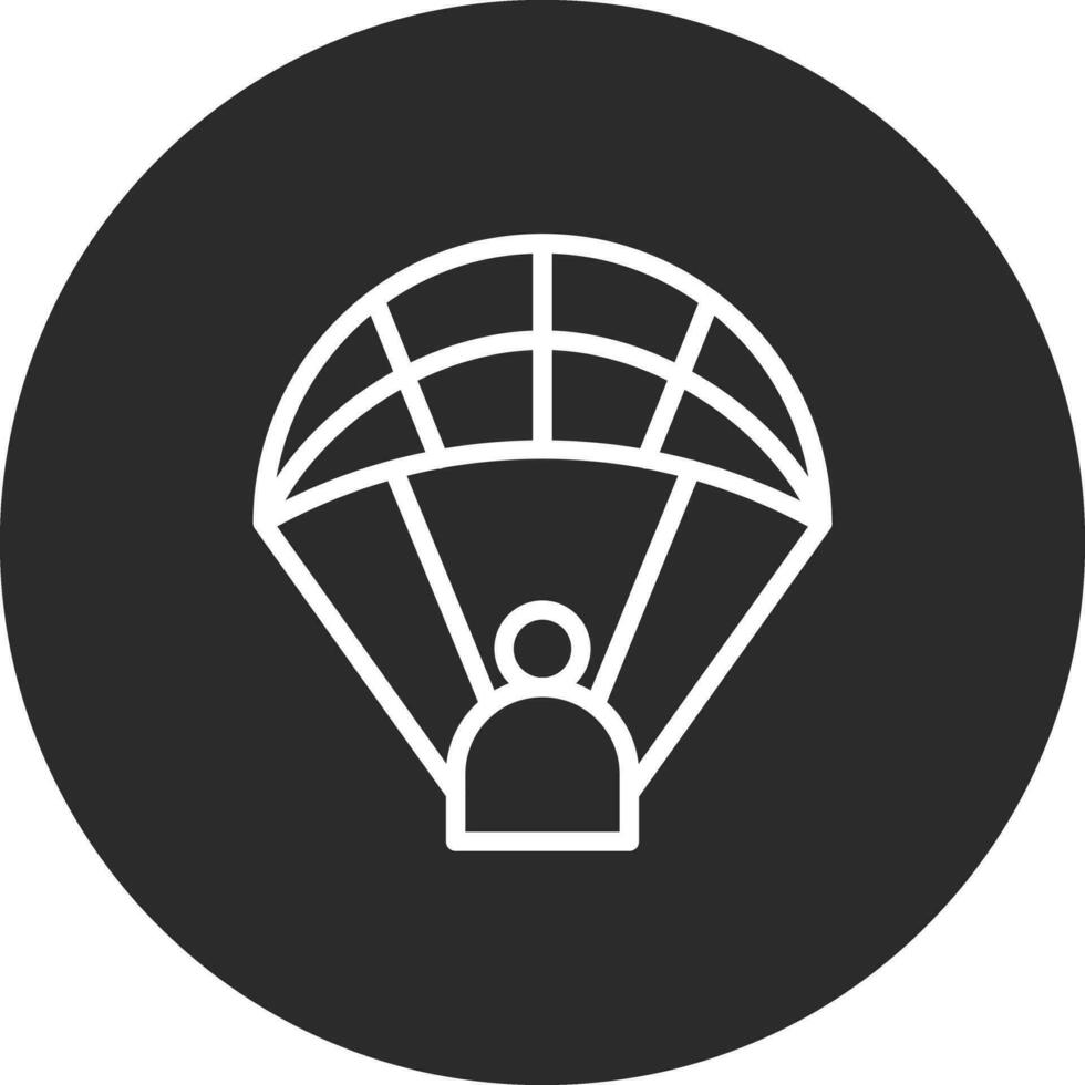 Army Parachute Vector Icon