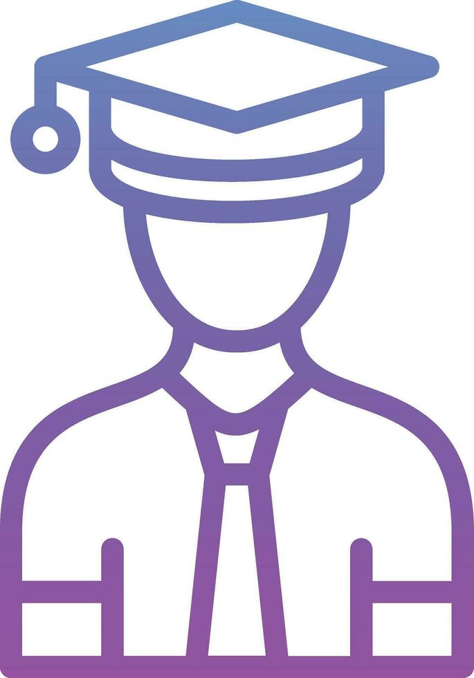 Graduated Vector Icon