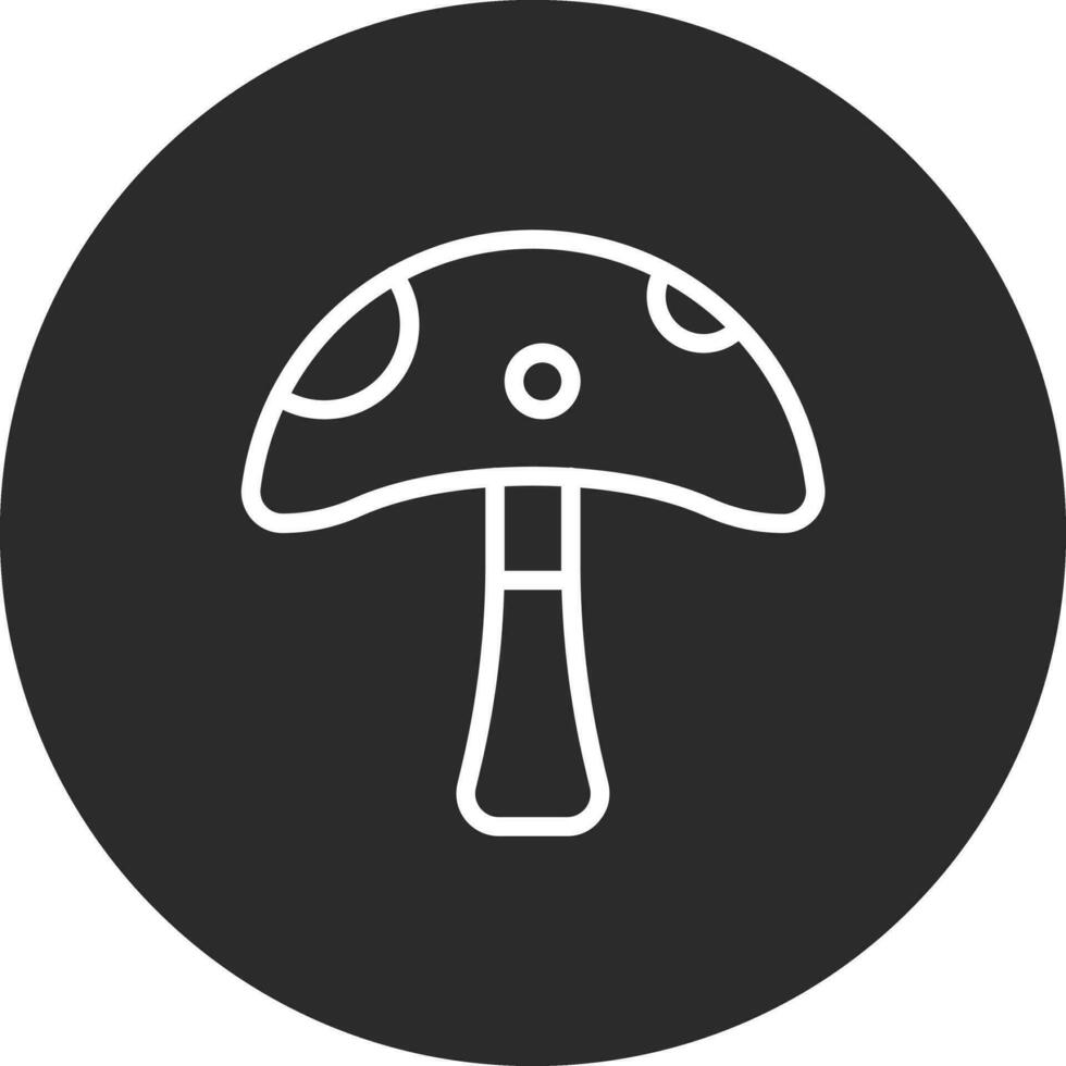 Spring Mushroom Vector Icon