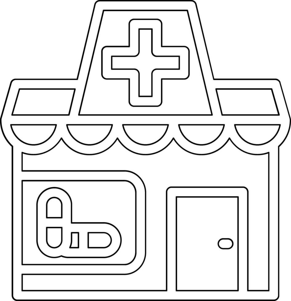 Medical Store Vector Icon