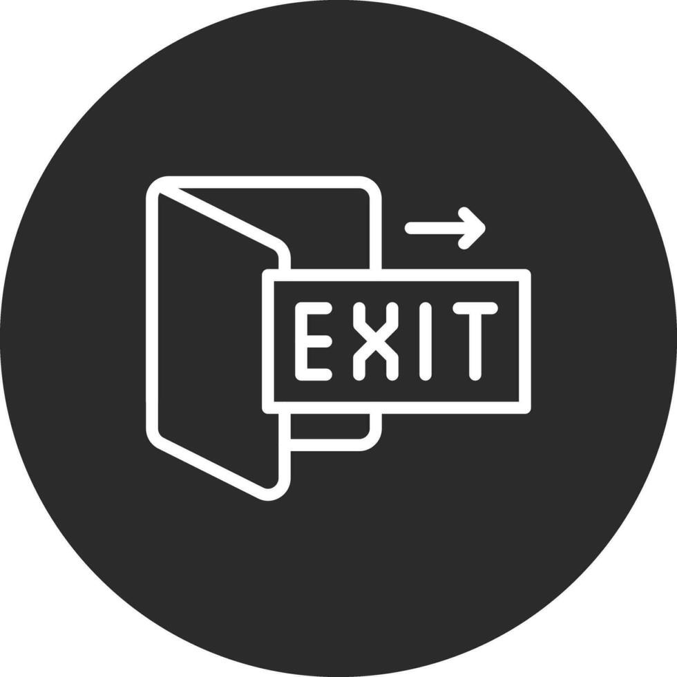 Fire Exit Vector Icon