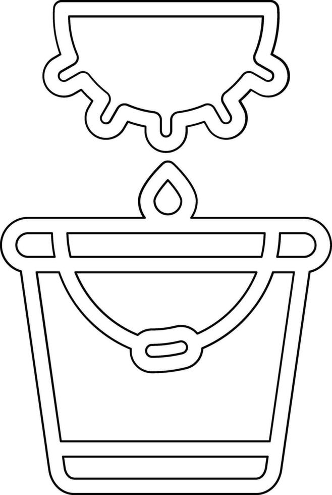 Milk Bucket Vector Icon