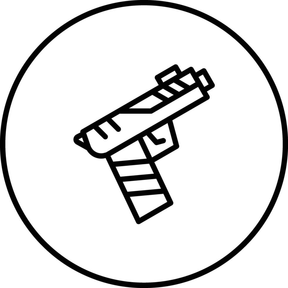 juego pistola vector icono