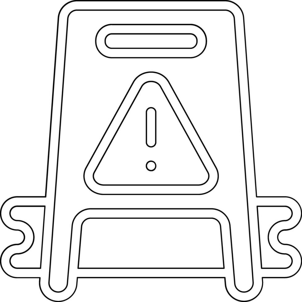 Wet Floor Vector Icon