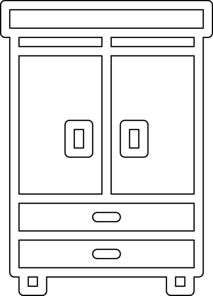 Wardrobe Vector Icon