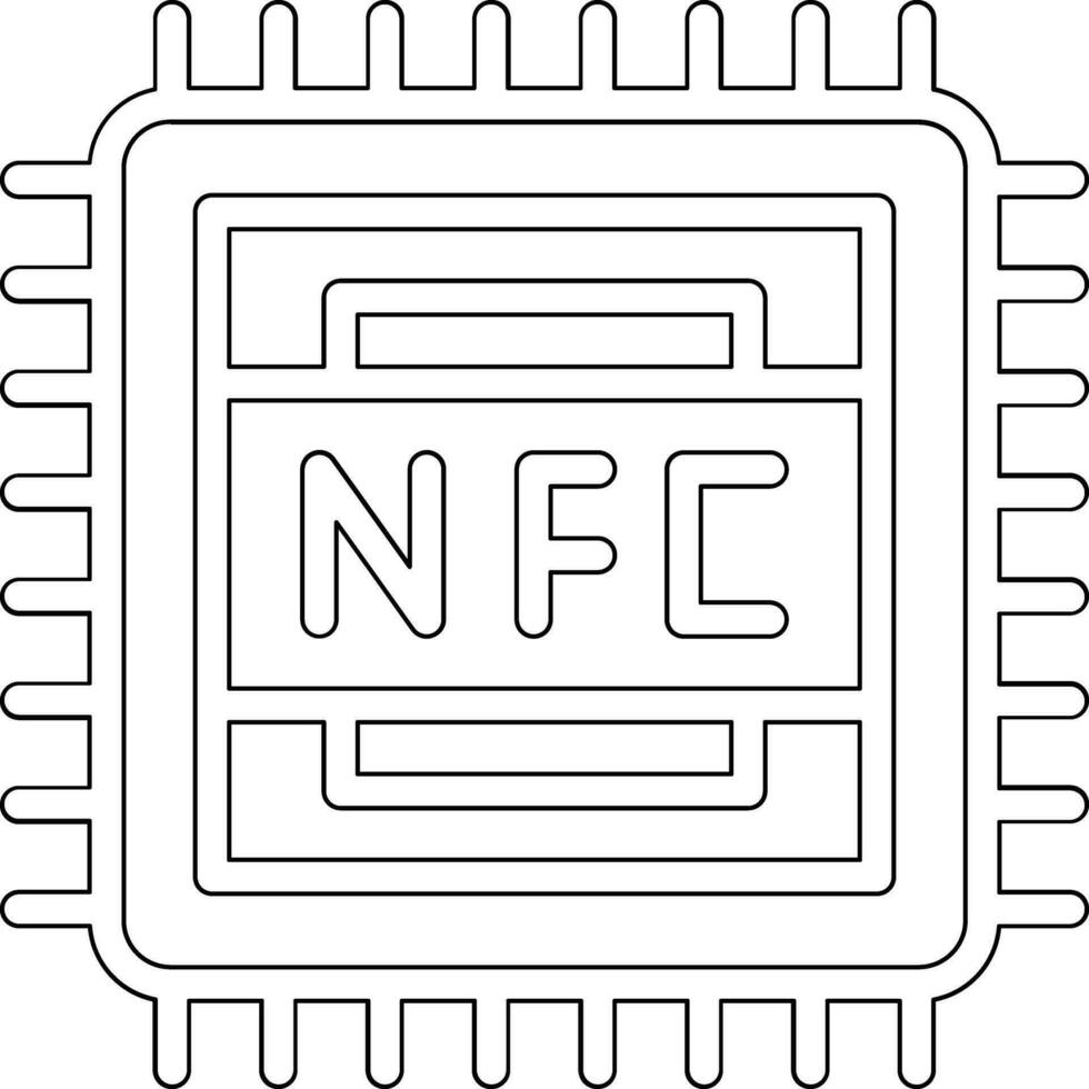 nfc vector icono