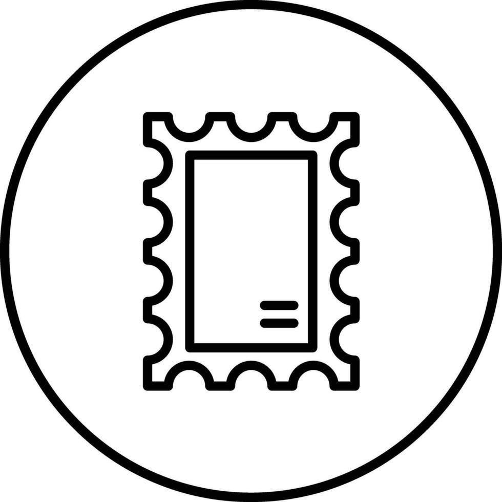 Post Stamp Vector Icon