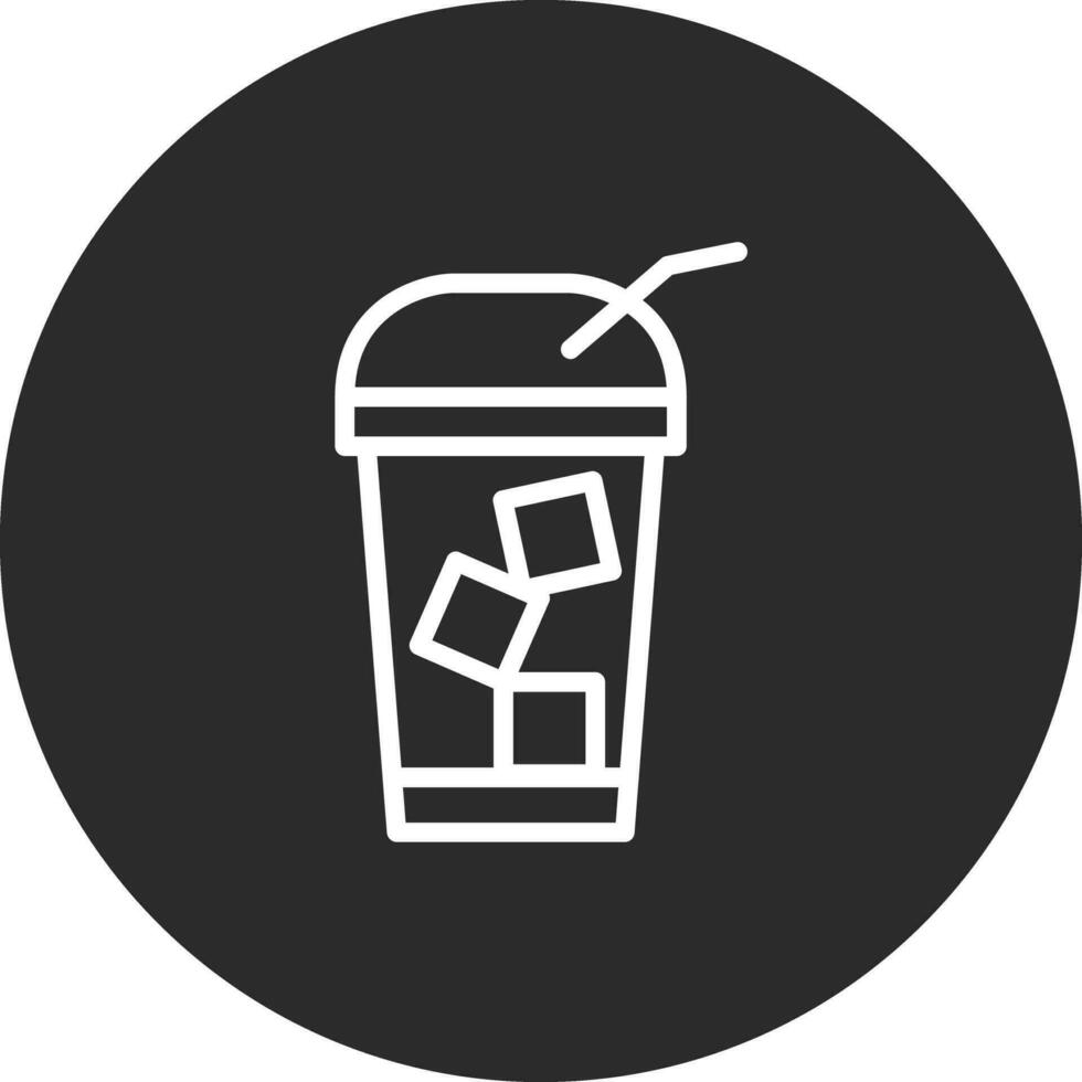 Cold Coffee Vector Icon
