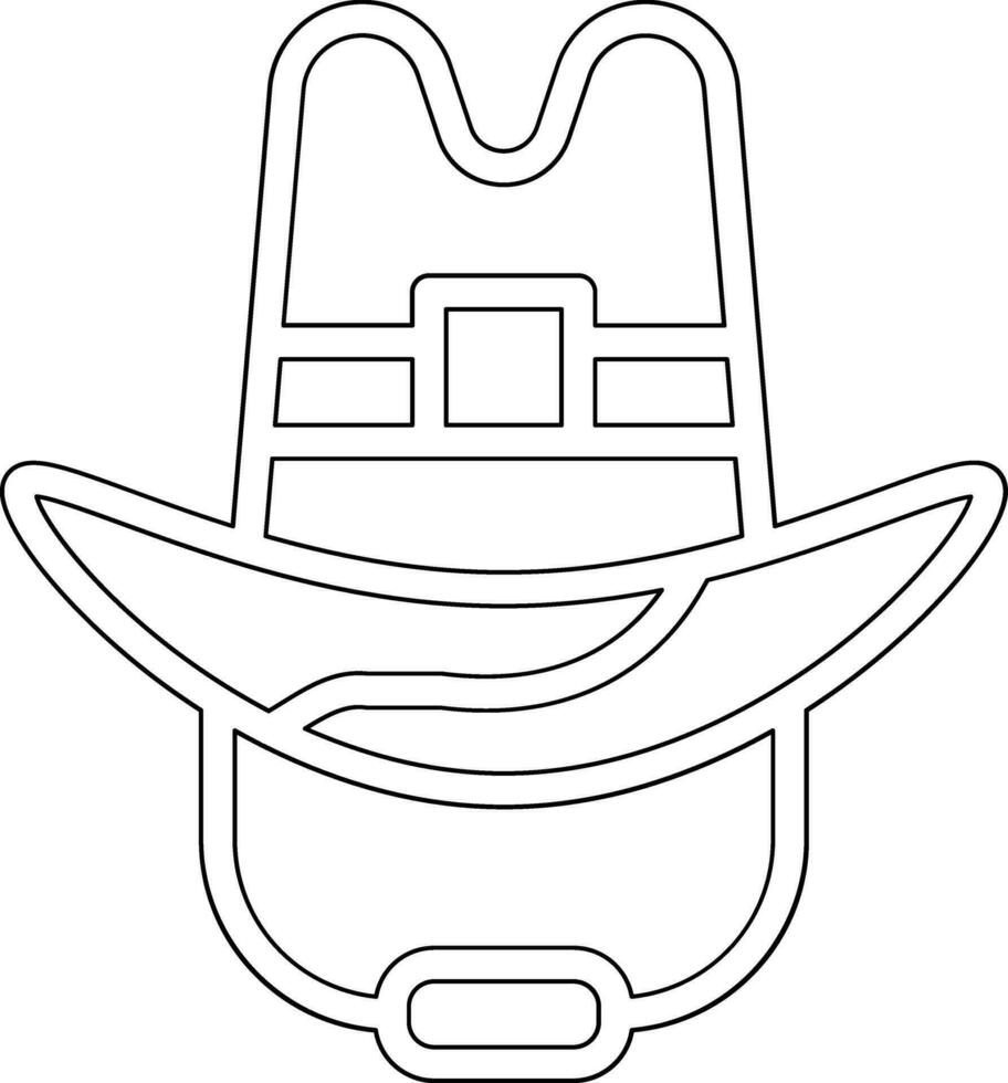 Cowboy Hat Vector Icon