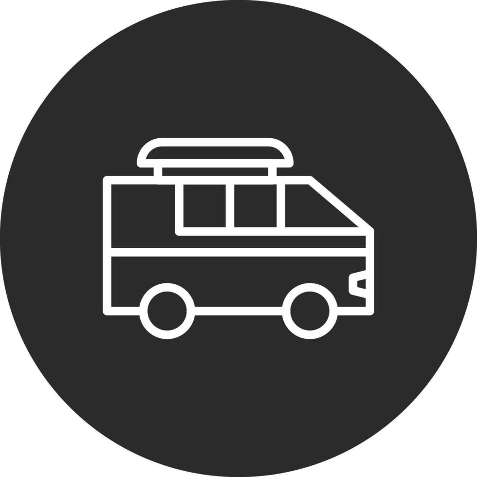 Surf Van Vector Icon