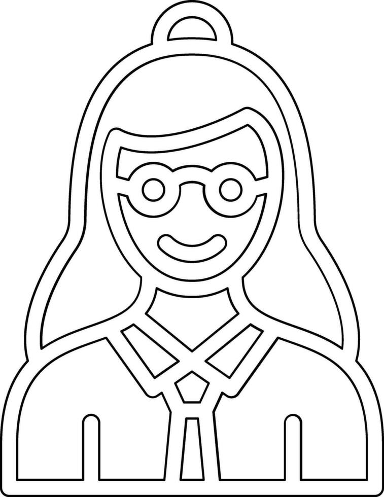 Female Teacher Vector Icon