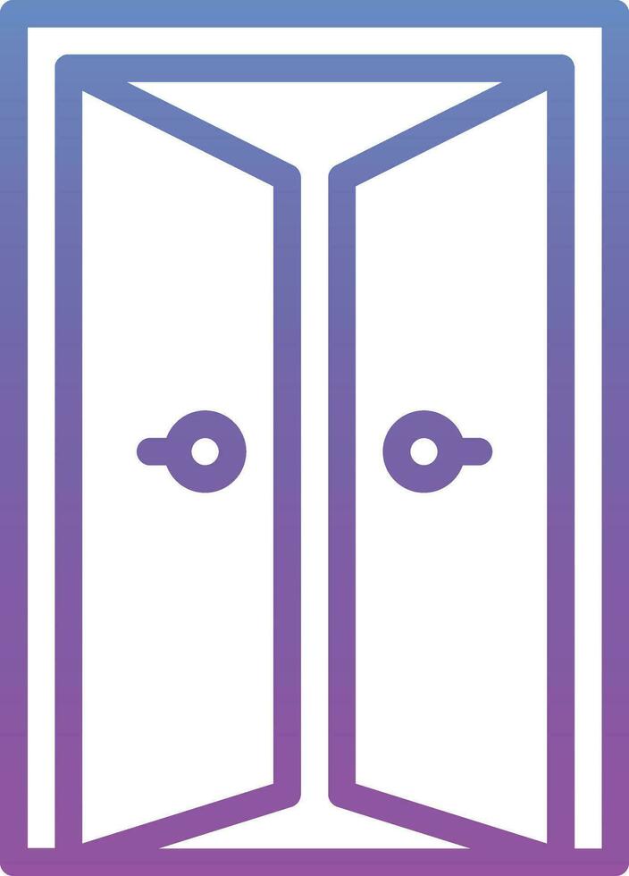 icono de vector de puerta