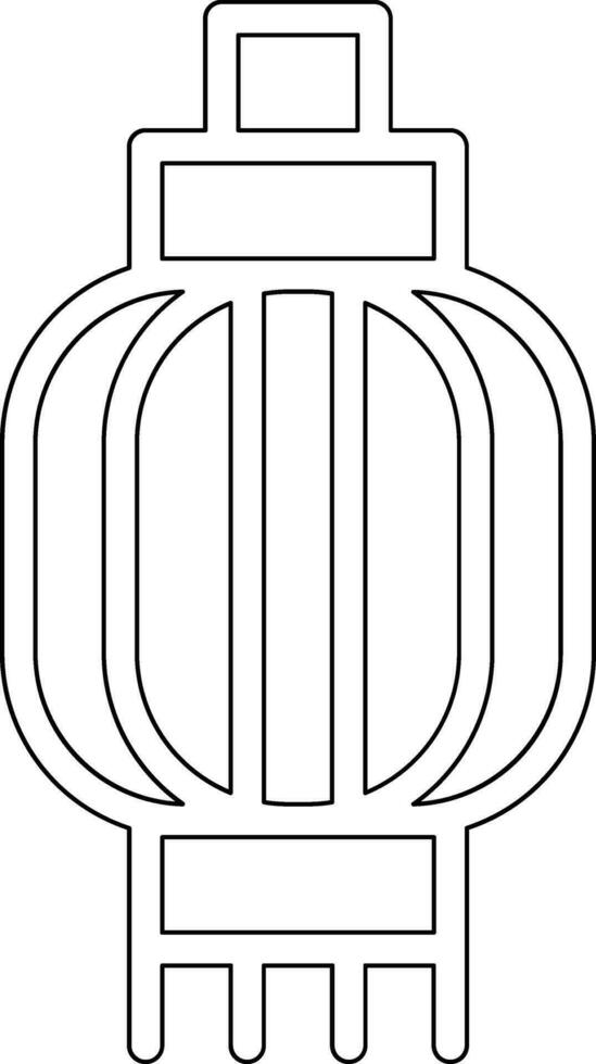 New Year Lights Vector Icon