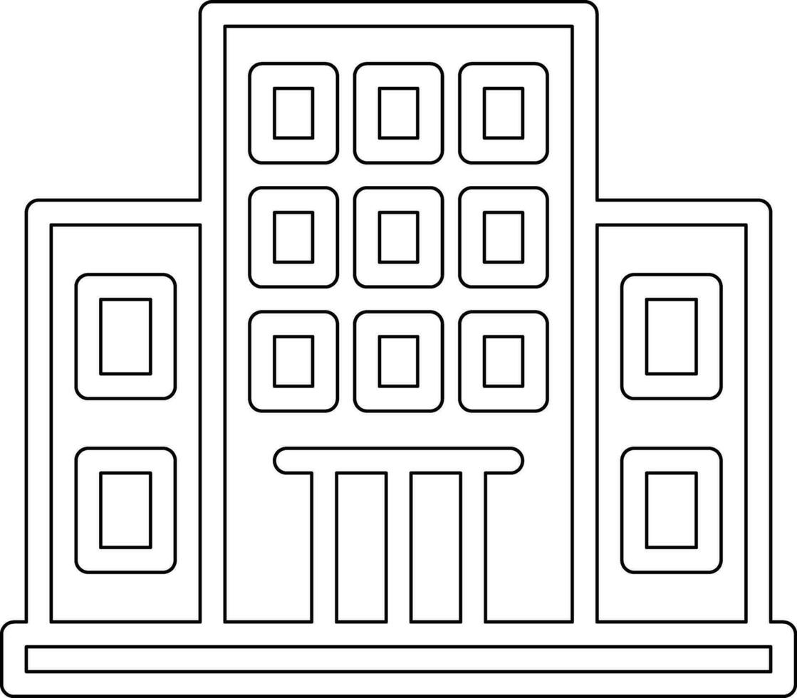 icono de vector de edificio