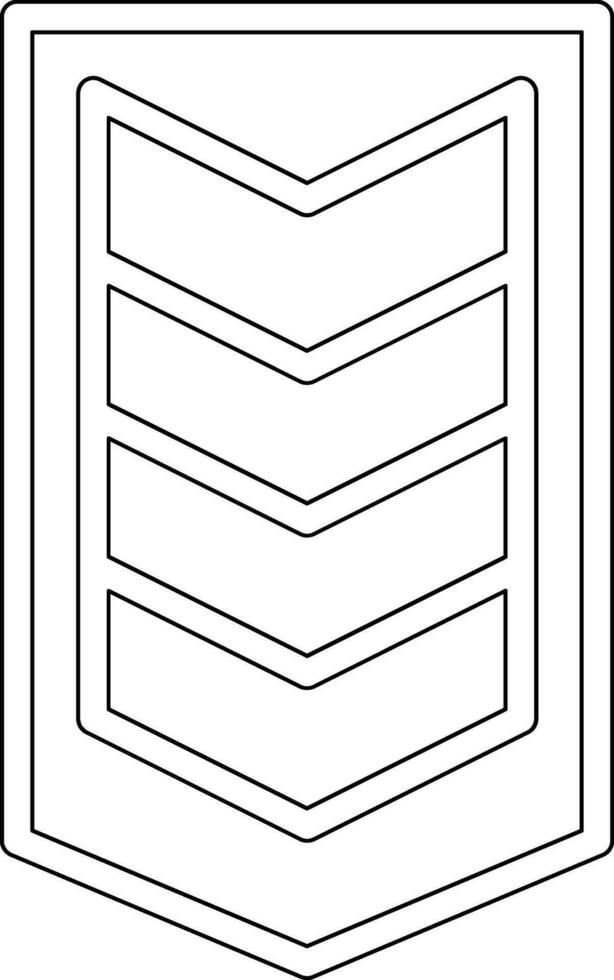 Army Chevron Vector Icon